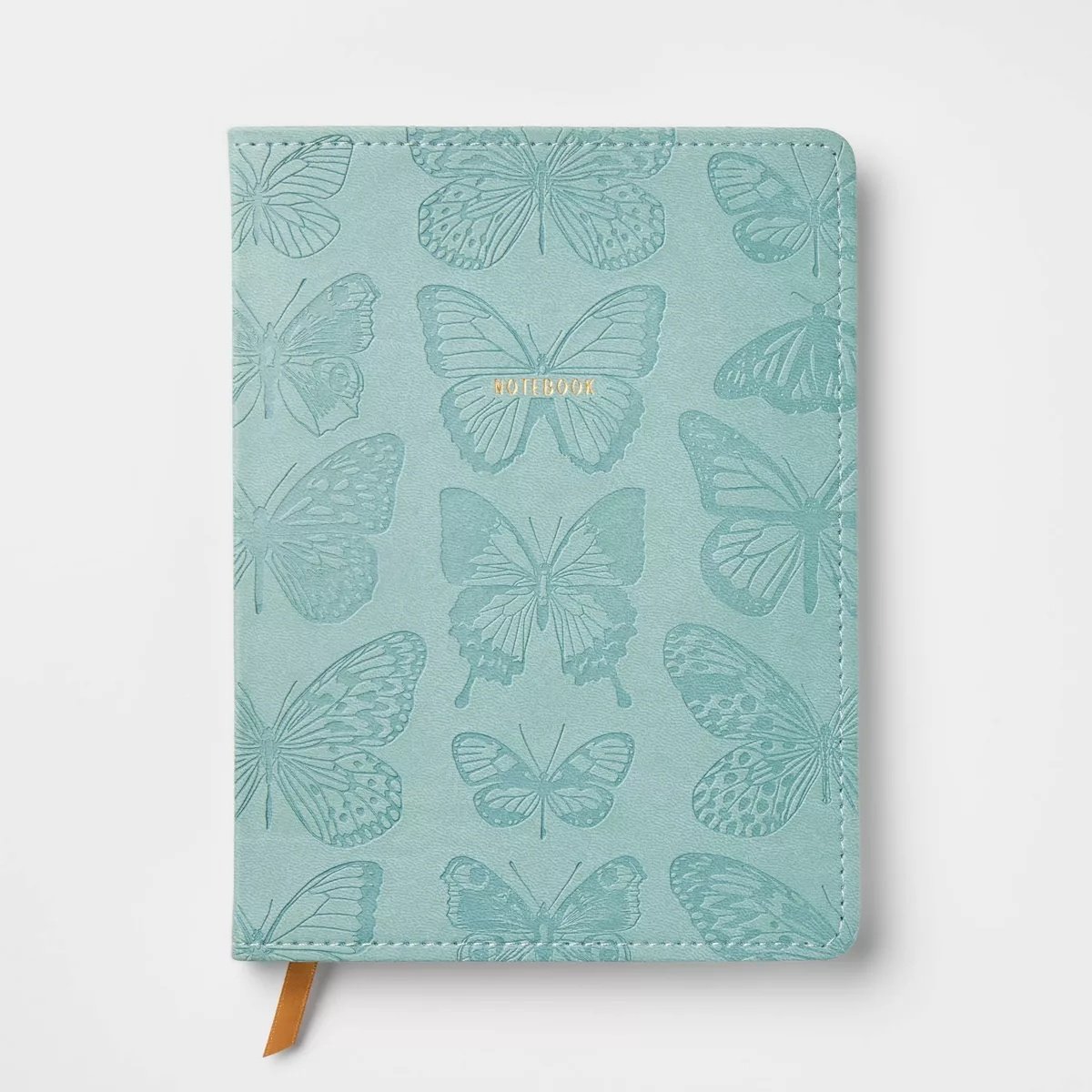 Embossed Butterfly Softcover Journal – Narrow Rule, 240 Pages